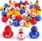 36Pcs Patriotic Rubber Ducks for Kids - 4th of July Gifts Cute Ducks for Jeeps Party Favors